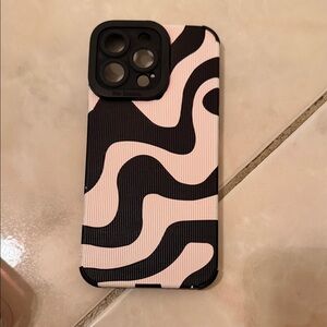 Stylish Black and Pink Phone Case